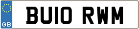 Truck License Plate